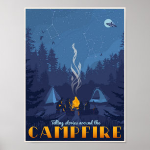 Poster Histoires du feu de camp