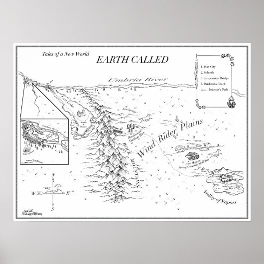 Poster Histoires d'une nouvelle carte du monde - EARTH ap (Devant)