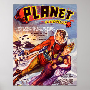 Poster Histoires Planètes Automne 1940