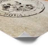 Poster Historiated initial 'B' depicting King David (Coin)