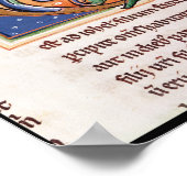 Poster Historiated initial 'U' représentant Joel (Coin)