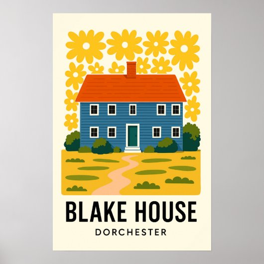 Poster Historic Blake House (Devant)