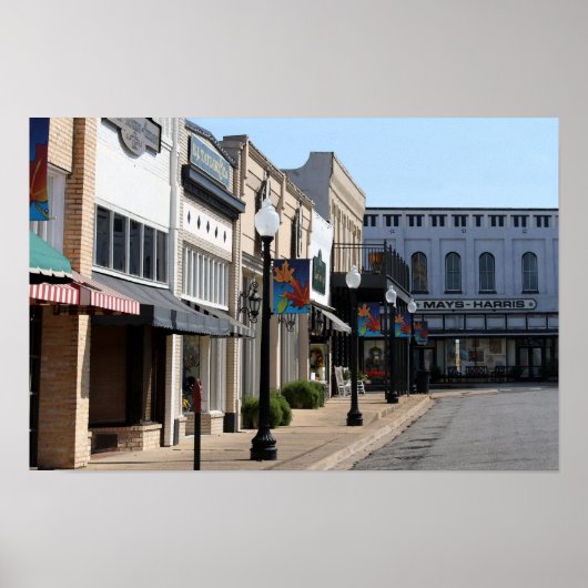 Poster Historic Henderson, Texas (Devant)