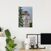 Poster Historic Mill Wigwam Burner près de Florence, Oreg (Bureau à domicile)