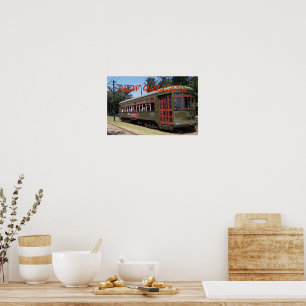 Poster Historic Street Car