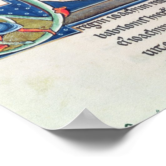 Poster Historié initial 'A' montrant Daniel (Coin)