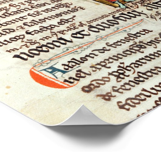 Poster Historié initial 'I' représentant Ruth (Coin)