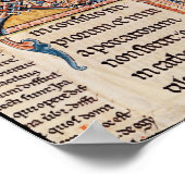 Poster Historié premier 'B' représentant le roi David (Coin)