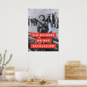 Poster historique de la femme révolutionnaire zapa (Cuisine)