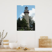 Poster historique de la lumière Grosse Point (Cuisine)