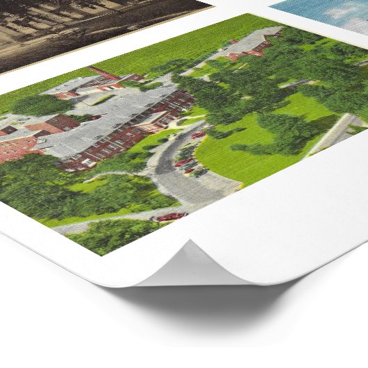 Poster historique Shelby NC (Coin)