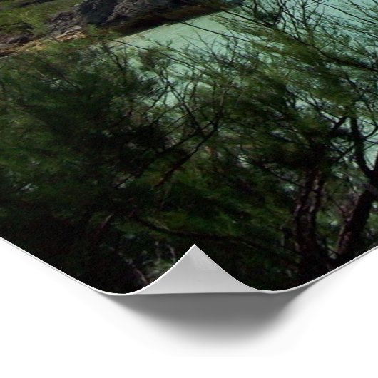 Poster Historique St George Bermuda (Coin)