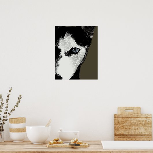 Poster Hitch the Husky (Cuisine)