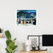 Poster Hiver (Bureau à domicile)