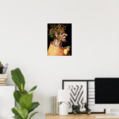 Poster Hiver, (Bureau à domicile)