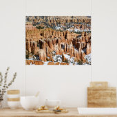 Poster Hiver à Bryce Canyon, Sunset Point, imprimer (Cuisine)