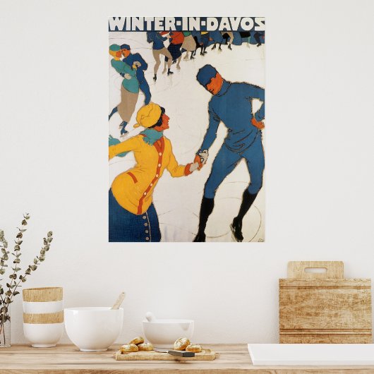 Poster Hiver À Davos (Cuisine)