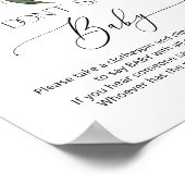 Poster Hiver à feuillage persistant Ne pas dire jeu de bé (Coin)