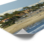 Poster Hiver À La Plage (Coin)