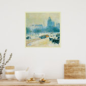 Poster Hiver à Union Square par Frederick Childe Hassam (Cuisine)