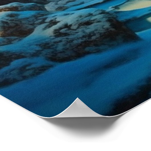 Poster Hiver à Valley Falls (Coin)