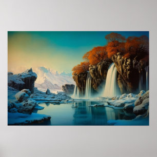 Poster Hiver à Valley Falls