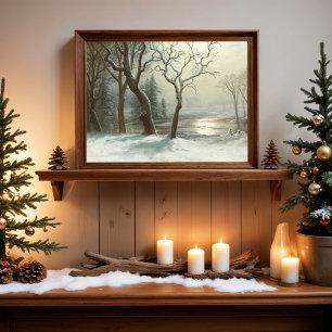 Poster Hiver à Yosemite par Albert Bierstadt