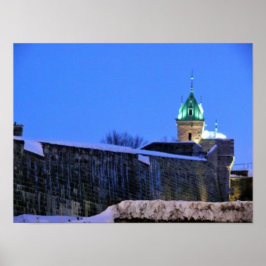 Poster Hiver au Québec (Devant)