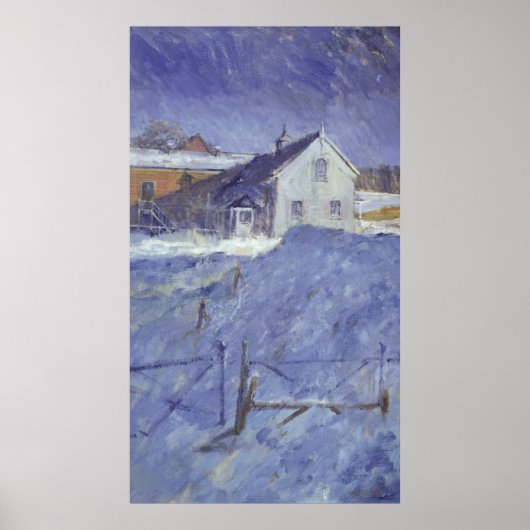 Poster Hiver au Silver Lodge (Devant)