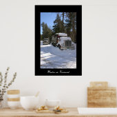 Poster Hiver au Vermont (Cuisine)