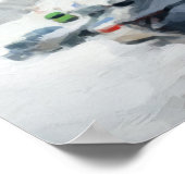 Poster Hiver Aventure Parking (Coin)