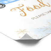 Poster Hiver Blue Truck Food (Coin)