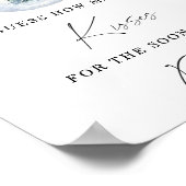 Poster Hiver combien de baisers nuptiale douche jeu (Coin)