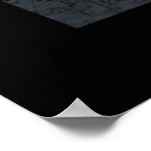 Poster Hiver dans le centre du Pays de Galles (Coin)