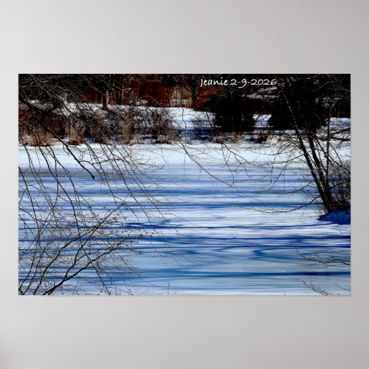 Poster Hiver dans le sud du New Jersey (Devant)