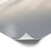 Poster hiver de neige de Noël beagle (Coin)