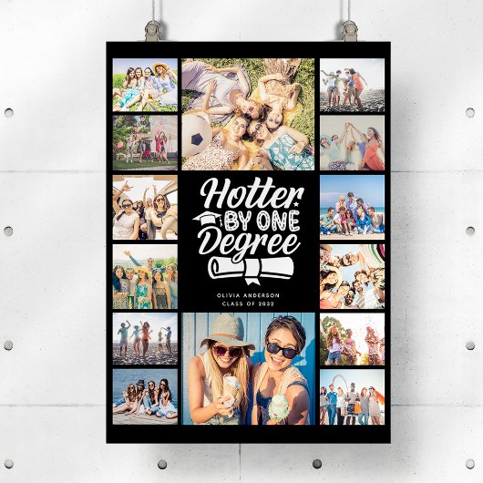 Poster Hiver D'Un Degree Photo Collage Souvenirs