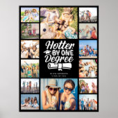Poster Hiver D'Un Degree Photo Collage Souvenirs (Devant)