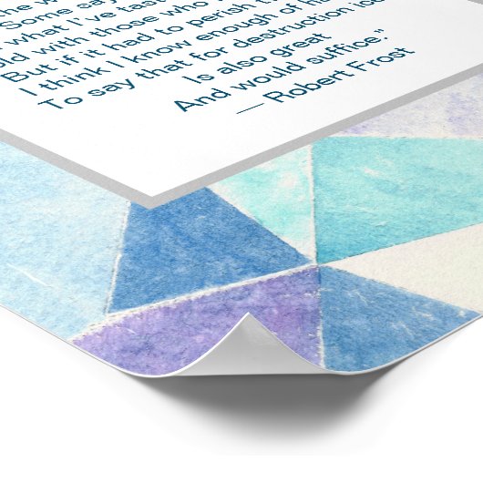 Poster Hiver éclairé (Coin)