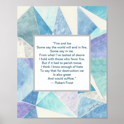 Poster Hiver éclairé (Devant)