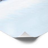 Poster Hiver enneigé brillant (Coin)
