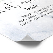 Poster Hiver eucalyptus Barre de cacao chaude (Coin)