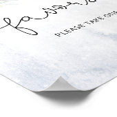 Poster Hiver eucalyptus élégantes faveurs s'il vous plaît (Coin)