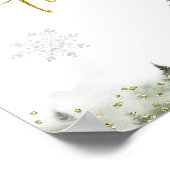 Poster Hiver Forêt de l'Onederland Anniversaire Sweets Tr (Coin)