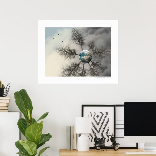 Poster Hiver - Hiver (Bureau à domicile)