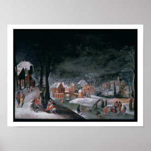 Poster Hiver (huile sur panneau) (voir aussi 166905, 1669