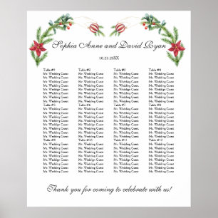 Poster Hiver Jours fériés Mariage Sièges Graphique