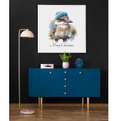 Poster Hiver Kookaburra voeux, personnalisé