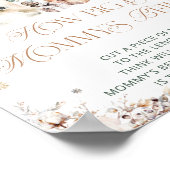 Poster Hiver mignon ours à quel point le ventre de maman  (Coin)