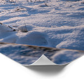 Poster Hiver neigeux Côte balte (Coin)